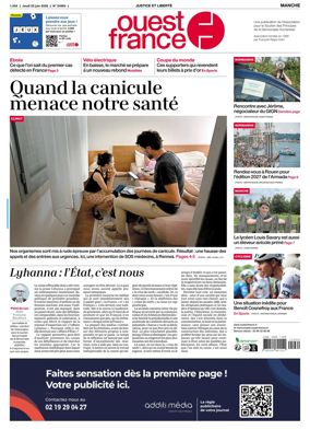 Cover of Ouest France (Manche)