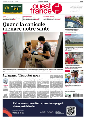 Cover of Ouest France (Orne)