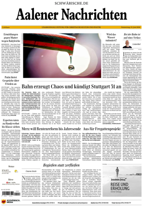 Cover of Aalener Nachrichten