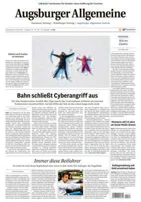 Cover of Augsburger Allgemeine (Land West)