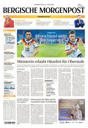 Cover of Bergische Morgenpost Wermelskirchen/Huckeswagen/Radevormwald