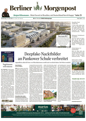 Cover of Berliner Morgenpost