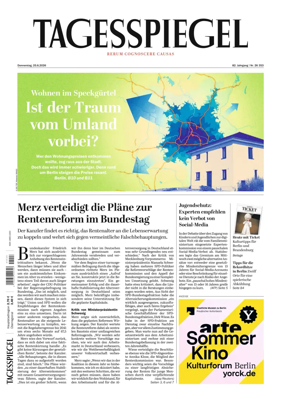 Cover of Der Tagesspiegel