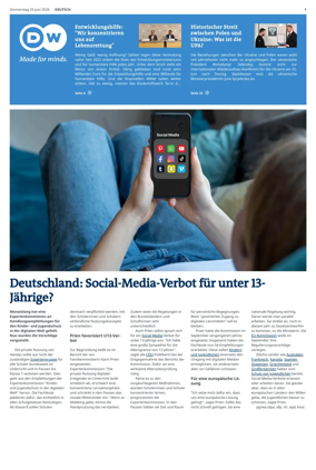 Cover of Deutsche Welle (German edition)