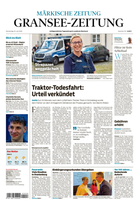 Cover of Gransee-Zeitung