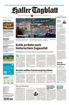 Cover of Haller Tagblatt