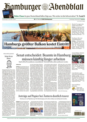 Cover of Hamburger Abendblatt (Hamburg)
