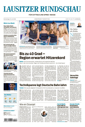 Cover of Lausitzer Rundschau