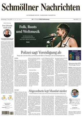 Cover of Ostthuringer Zeitung (Schmolln)