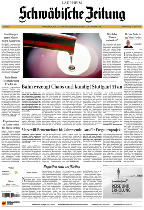 Cover of Schwabische Zeitung (Laupheim)