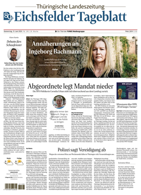 Cover of Thuringische Landeszeitung (Eichsfeld)