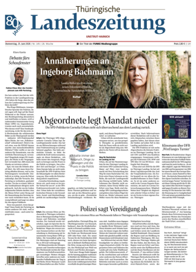 Cover of Thuringische Landeszeitung (Unstrut-Hainich-Kreis)