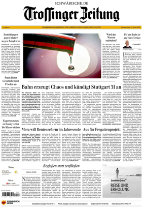 Cover of Trossinger Zeitung