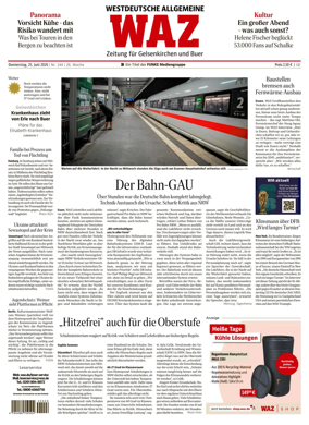 Cover of Westdeutsche Allgemeine Zeitung (Gelsenkirchen)