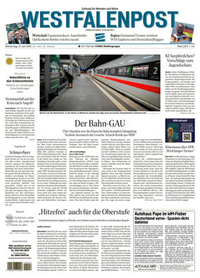Cover of Westfalenpost (Menden)