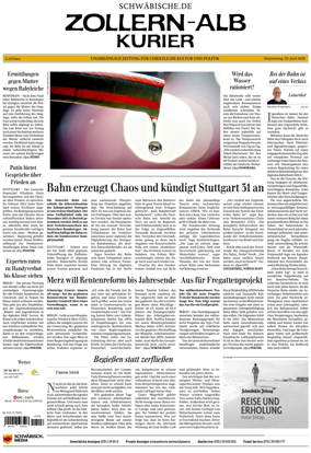 Cover of Zollern-Alb-Kurier (Balingen)