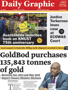 Cover of Daily Graphic