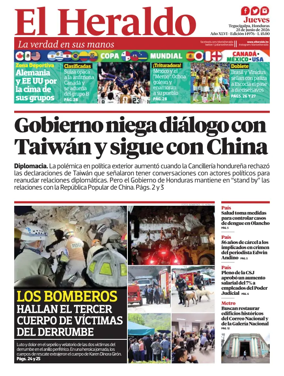 Cover of Diario El Heraldo
