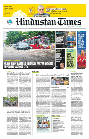 Cover of Hindustan Times (Delhi) - School