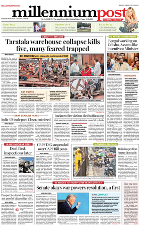 Cover of Millennium Post (Kolkata)