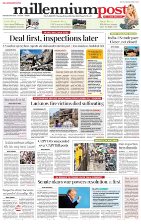 Cover of Millennium Post