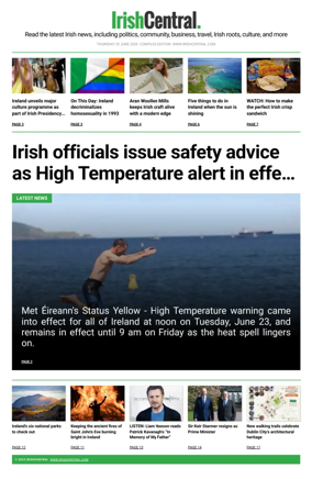 Cover of Irish Central
