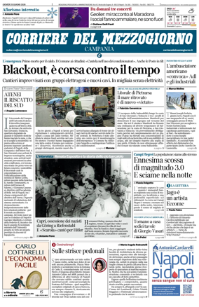 Cover of Corriere del Mezzogiorno (Campania)