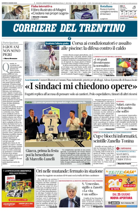 Cover of Corriere del Trentino