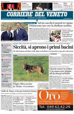 Cover of Corriere del Veneto (Padova e Rovigo)