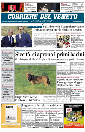 Cover of Corriere del Veneto (Vicenza e Bassano)