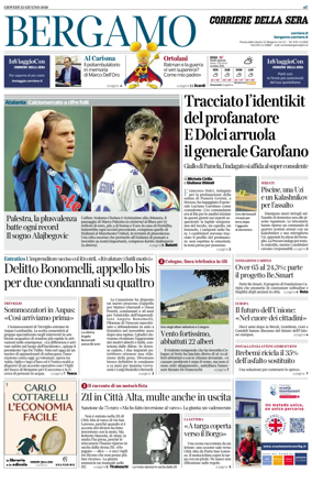 Cover of Corriere della Sera (Bergamo)