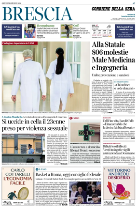 Cover of Corriere della Sera (Brescia)