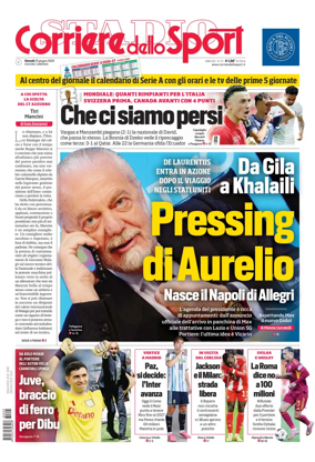 Cover of Corriere dello Sport (Campania)