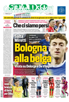 Cover of Corriere dello Sport Stadio (Bologna)