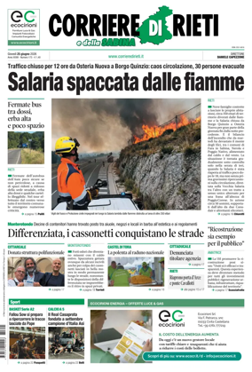 Cover of Corriere di Rieti