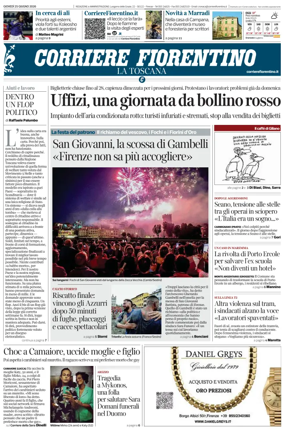 Cover of Corriere Fiorentino