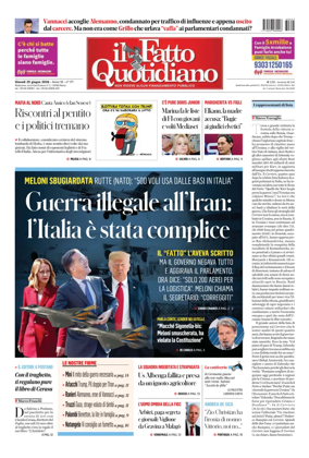 Cover of Il Fatto Quotidiano