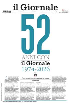 Cover of Il Giornale (Italy)