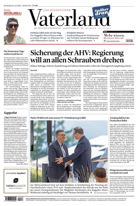 Cover of Liechtensteiner Vaterland
