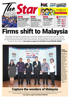 Cover of The Star Malaysia