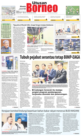 Cover of Utusan Borneo (Sarawak)