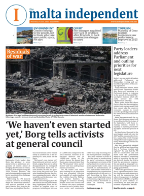 Cover of Malta Independent
