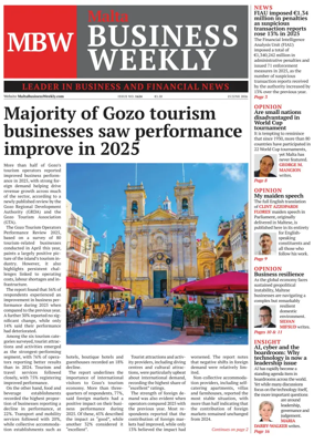 Cover of The Malta Business Weekly