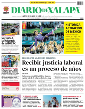 Cover of Diario de Xalapa
