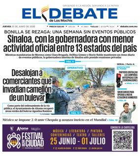 Cover of El Debate de Los Mochis