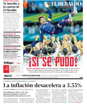 Cover of El Heraldo de Chihuahua