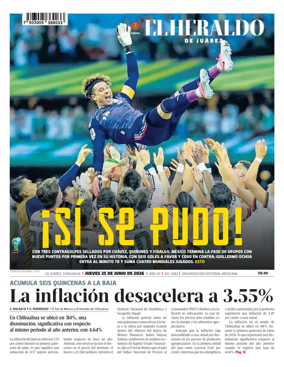 Cover of El Heraldo de Juarez