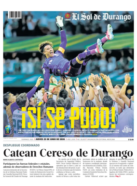 Cover of El Sol de Durango