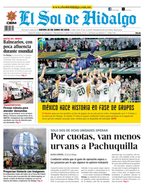 Cover of El Sol de Hidalgo