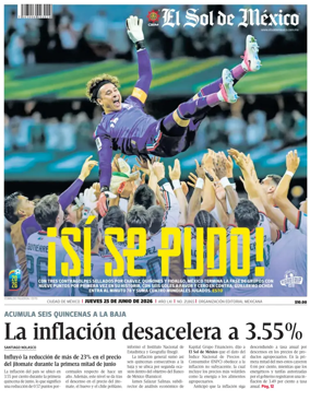 Cover of El Sol de Mexico